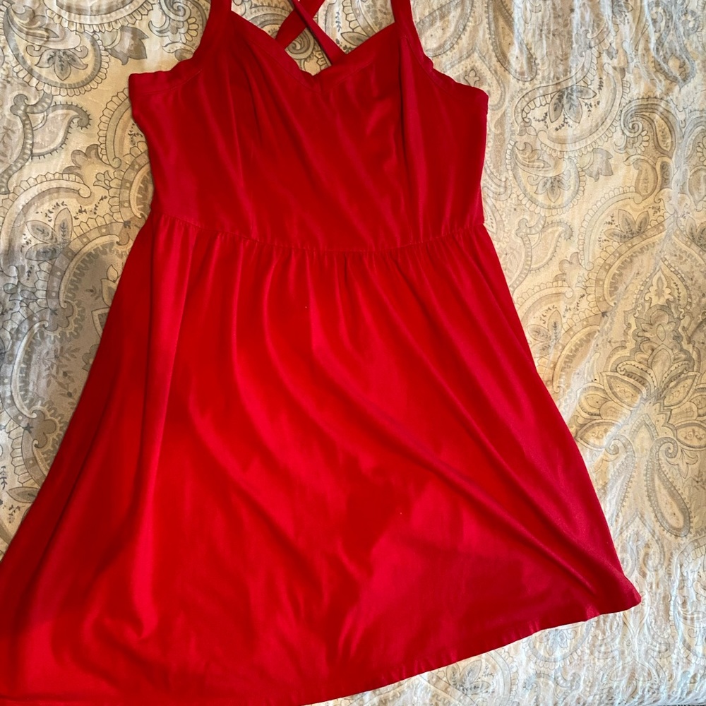 Red hot dress!